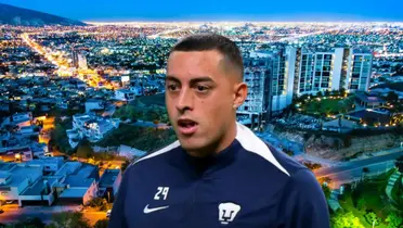 Rogelio Funes Mori y ciudad de Nuevo León de fondo/ Foto Flickr.