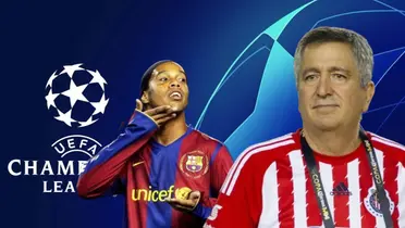 Ronaldinho junto a Jorge Vergara / FOTO FACEBOOK