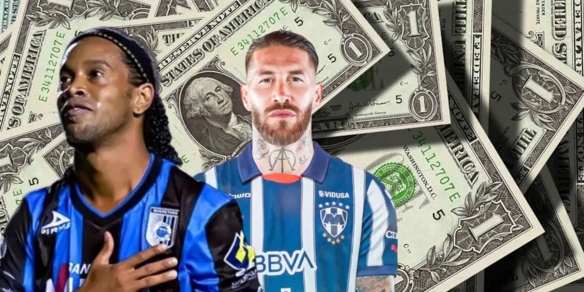 Ronaldinho junto a Sergio Ramos / FOTO SOMOS INVICTOS