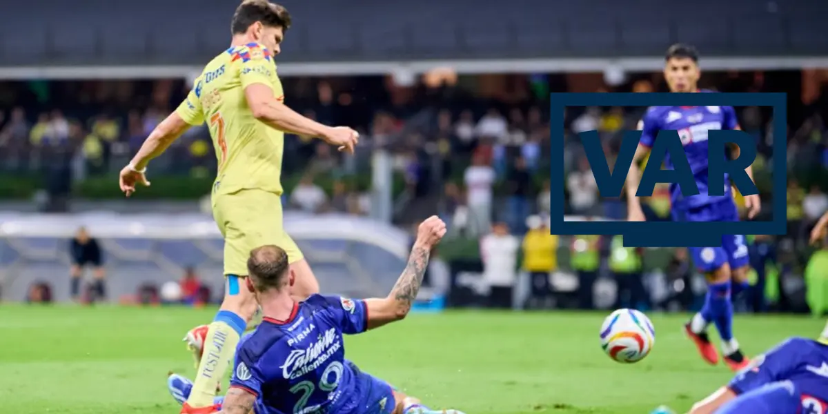 Rotondi barriendo sobre Reyes en la jugada polémica. Foto: Récord