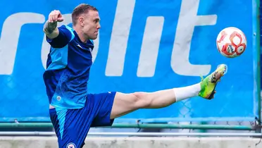 Rotondi en entreno. Foto: Cruz Azul