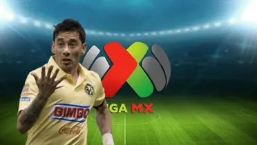 Rubens Sambueza junto al logo de la Liga MX/ FOTO TUDN