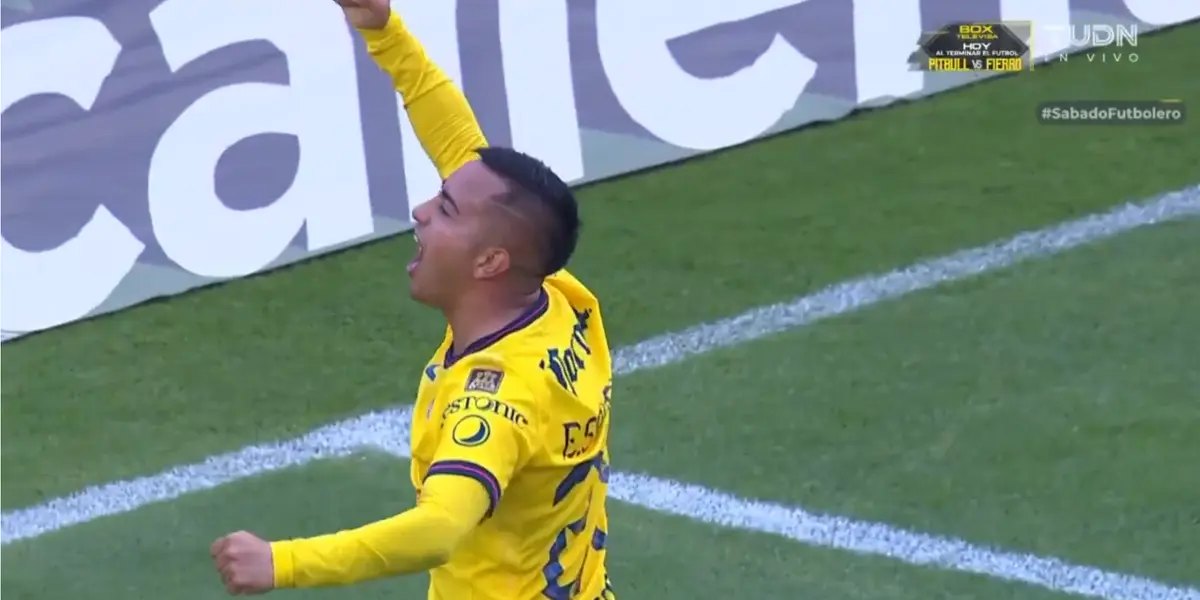 Sánchez celebrando. Captura de TUDN: