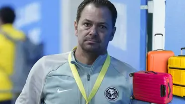 Santiago Baños en el túnel del Estadio Azteca. Foto: Claro Sports