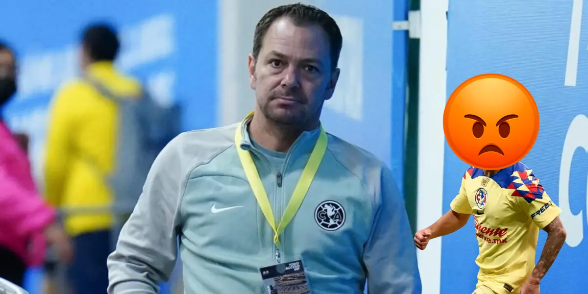 Santiago Baños en túnel del Azteca. Foto: Claro Sports