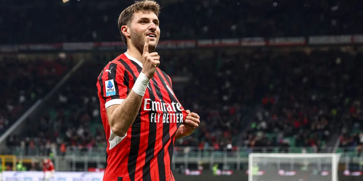 Santiago Giménez / Foto: AC Milan