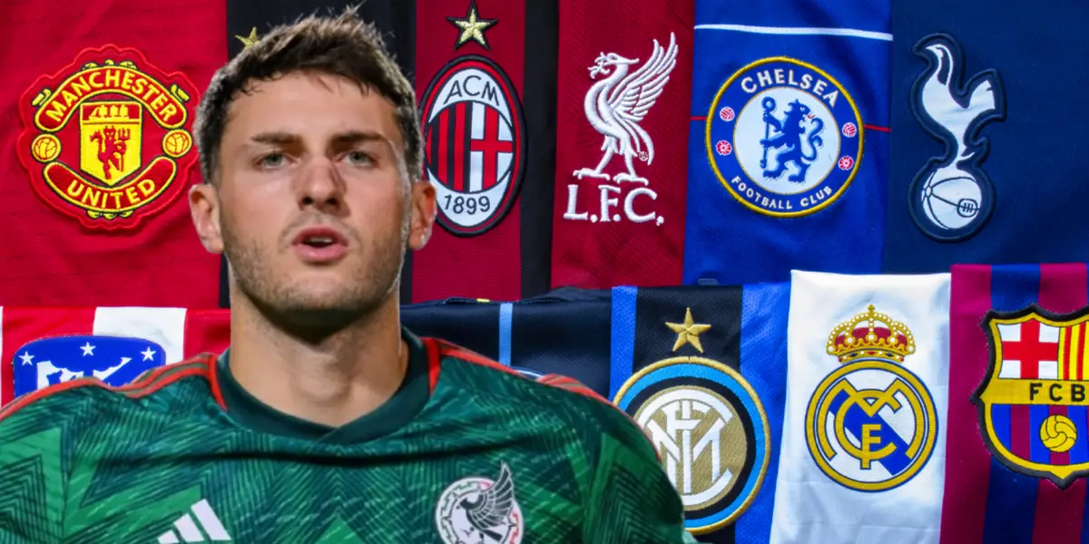 Santiago Giménez junto a equipos de Europa / FOTO SPORTS MEDIA