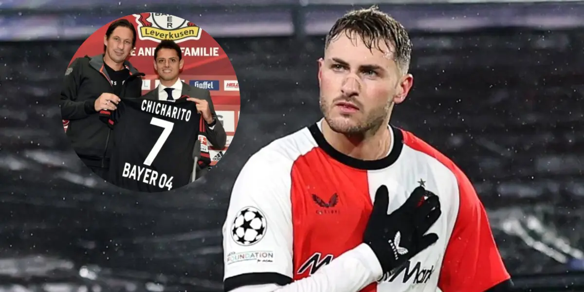 Santiago Giménez junto a Javier Hernández / FOTO DIARIO LA PRENSA