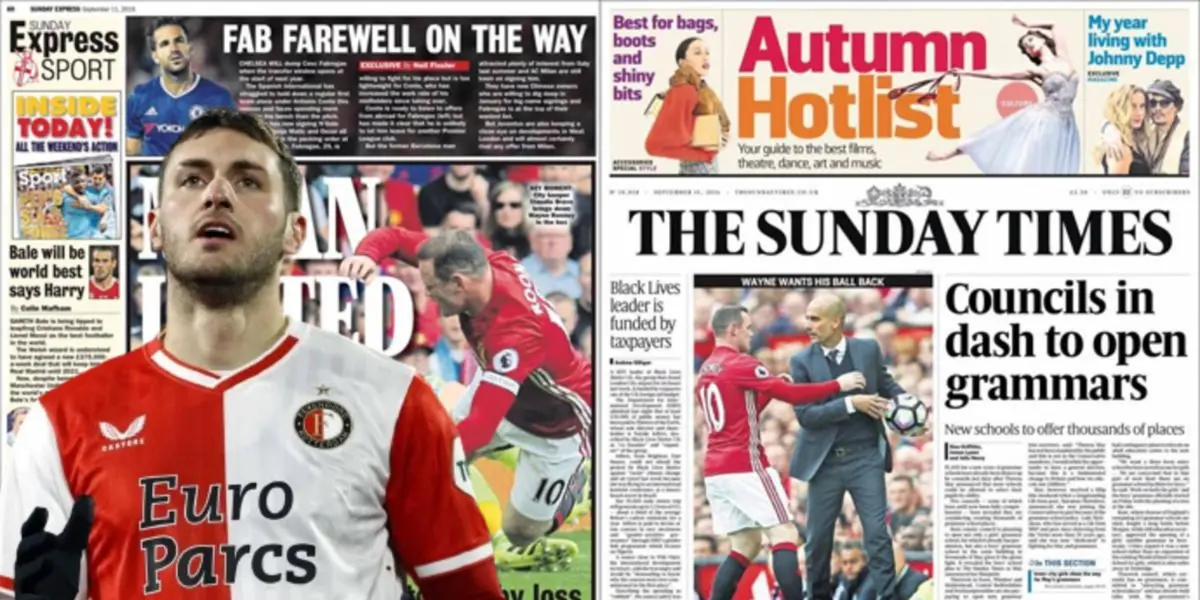 Santiago Giménez junto a la prensa de Inglaterra / FOTO TV Azteca