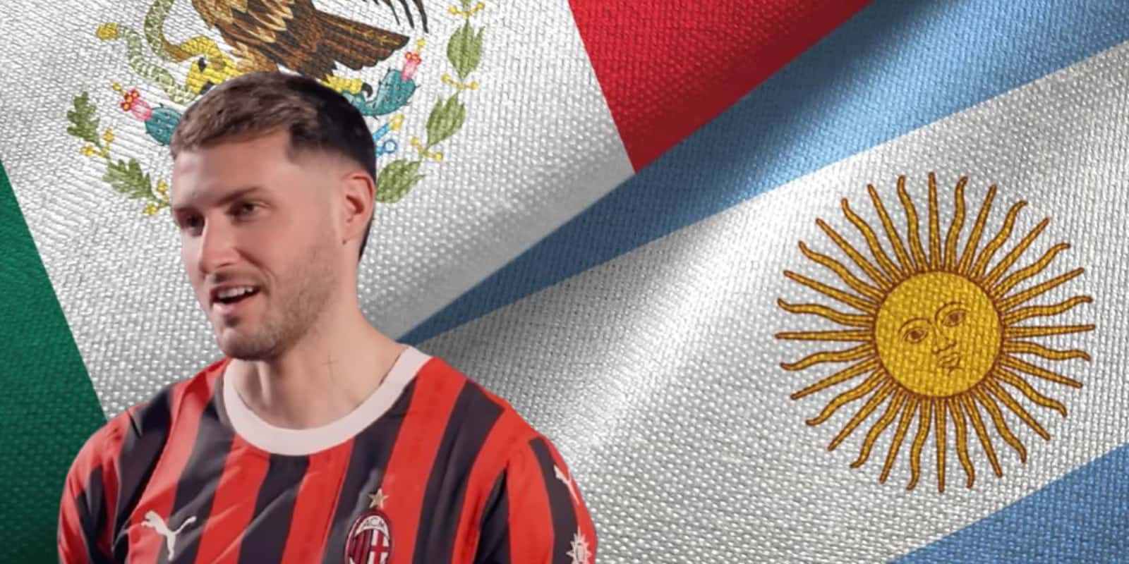 Santiago Giménez revela qué ciudadanía siente más / FOTO YOUTUBE