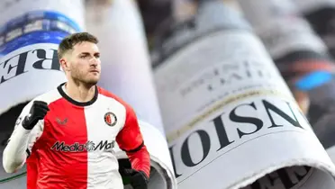 Santiago Giménez y su calificación en Países Bajos / FOTO X