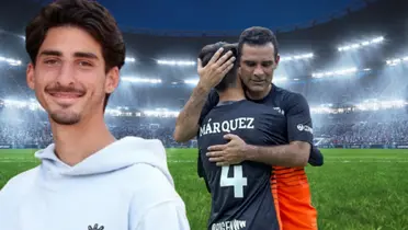 Santiago Márquez junto a su padre / FOTO MILENIO