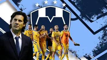 Santiago Solari junto a futbolistas de Tigres / FOTO FACEBOOK