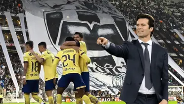 Santiago Solari señalando y jugadores del América/Foto Soy Fútbol.