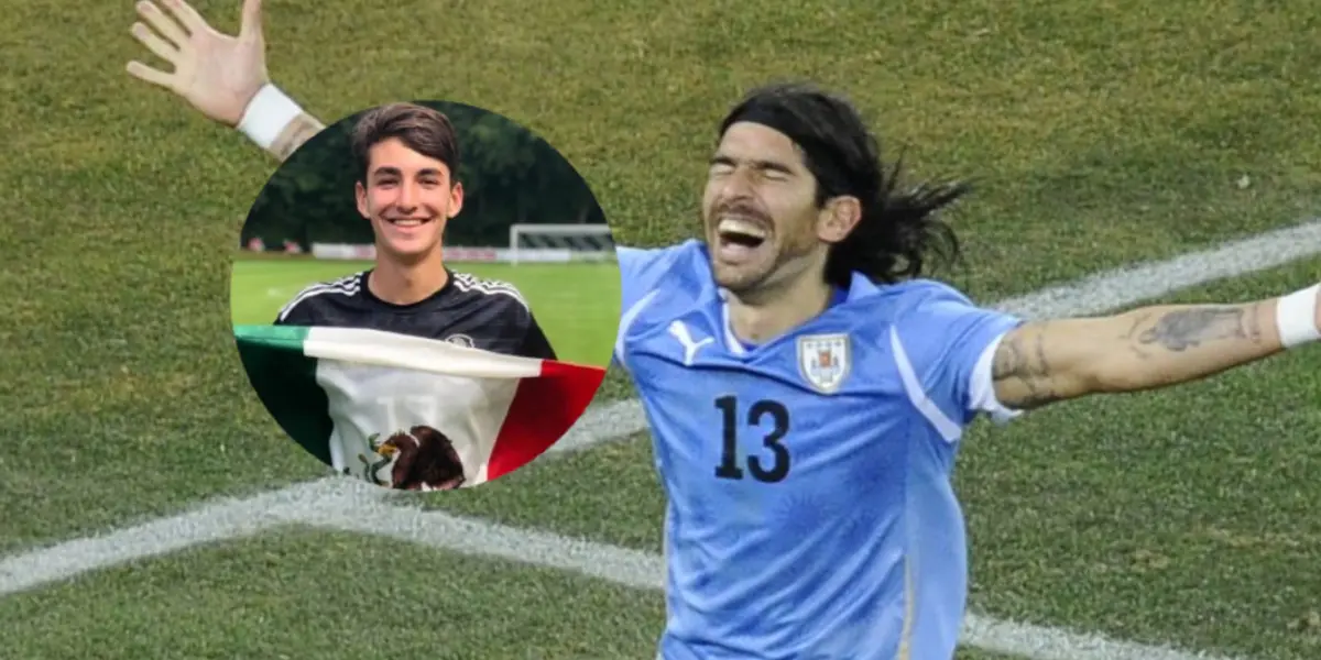 Sebastián Abreu y Diego/Foto CONMEBOL.