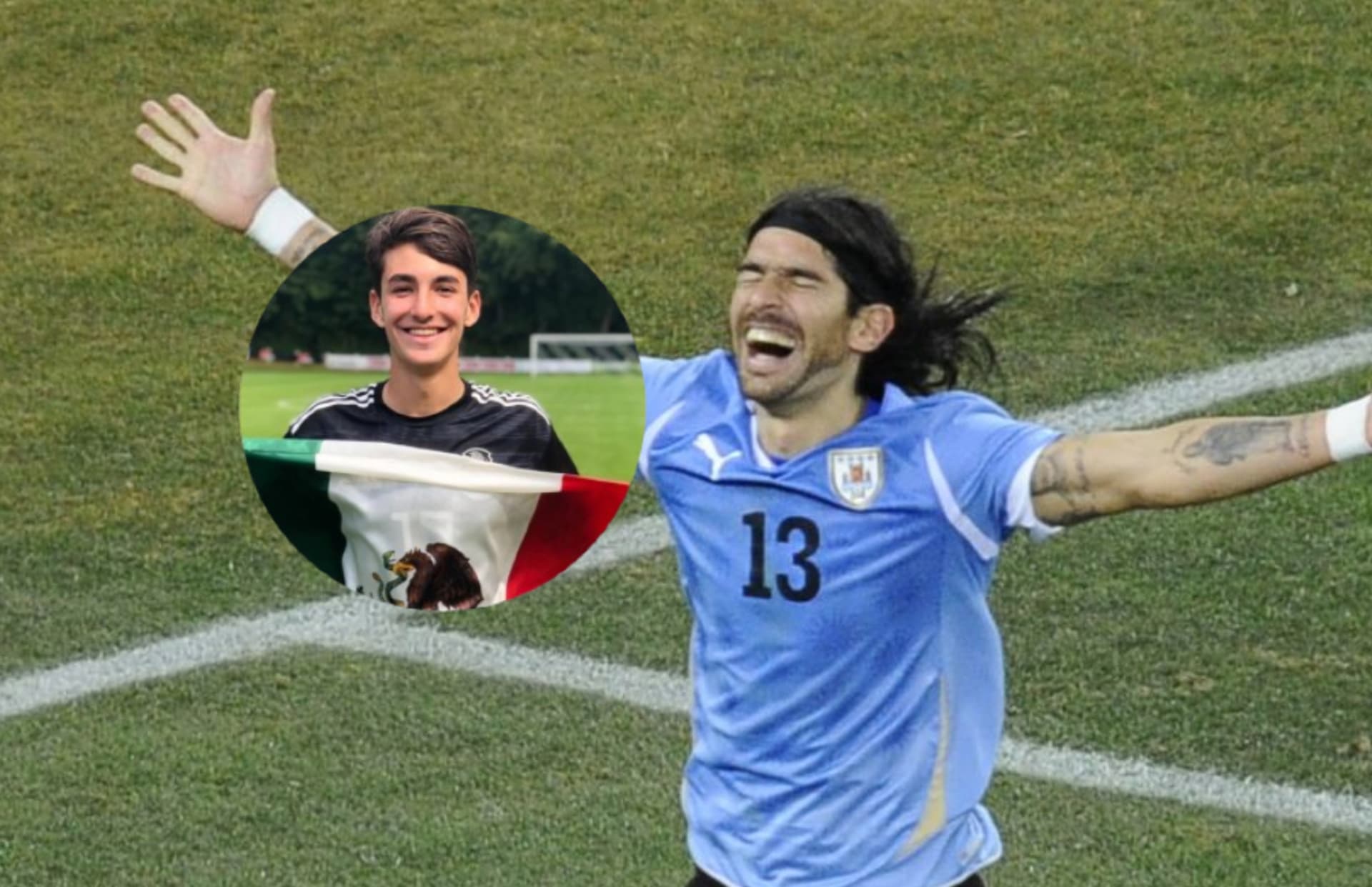 Sebastián Abreu y Diego/Foto CONMEBOL.