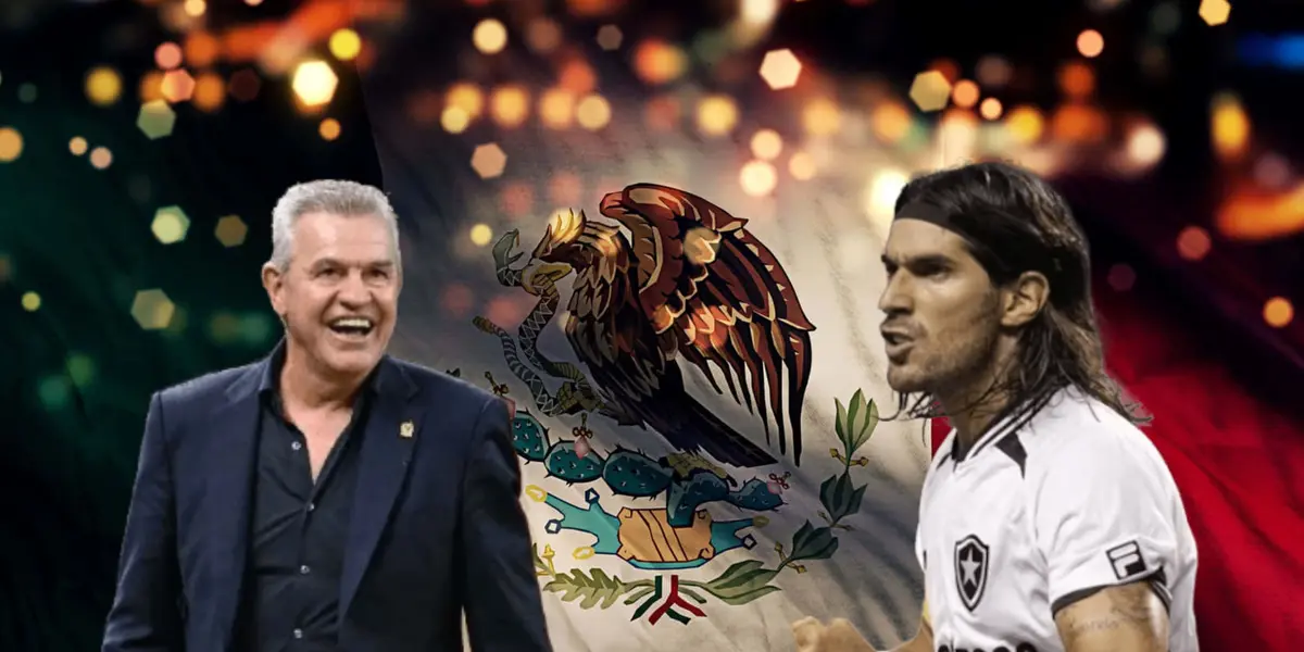 Sebastián Abreu y Javier Aguirre riendo/Foto México Desconocido.