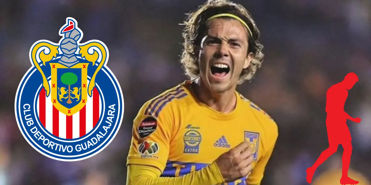 Sebastián Córdova en partido con Tigres. Foto: Récord