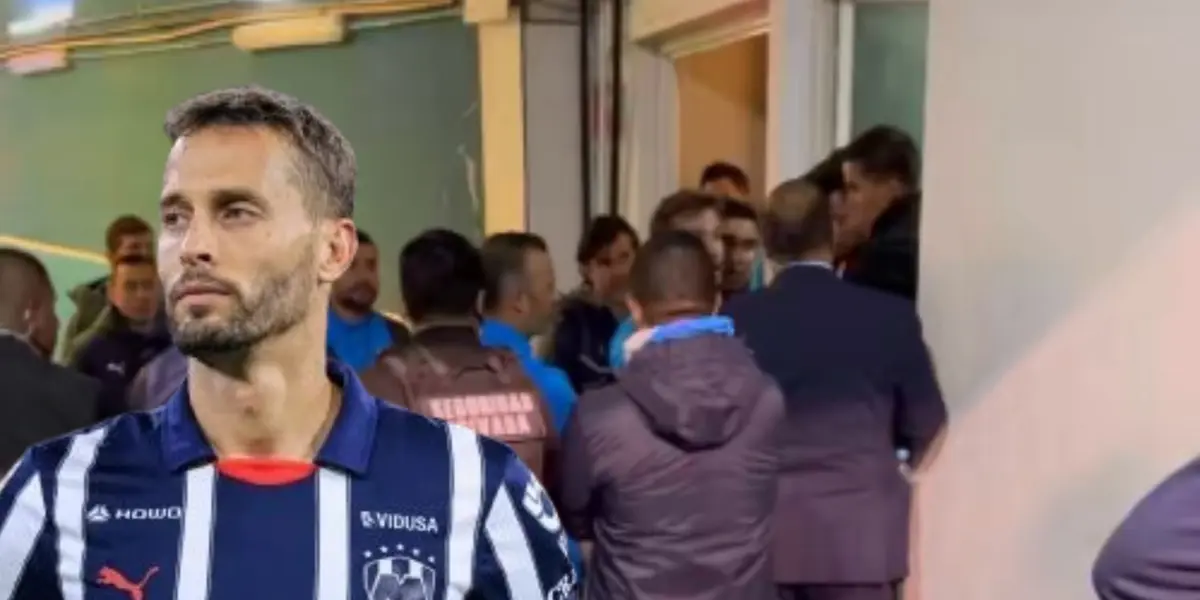 Sergio Canales en los vestidores de los árbitros / FOTO ABC NOTICIAS