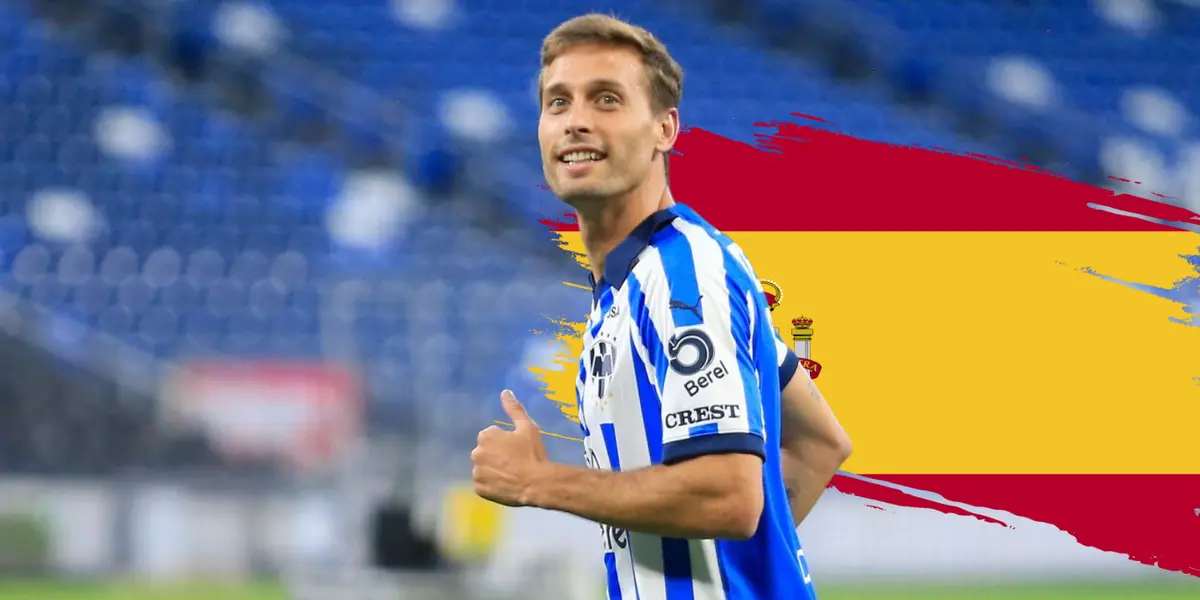 Sergio Canales en presentación con Rayados. Foto: ESPN