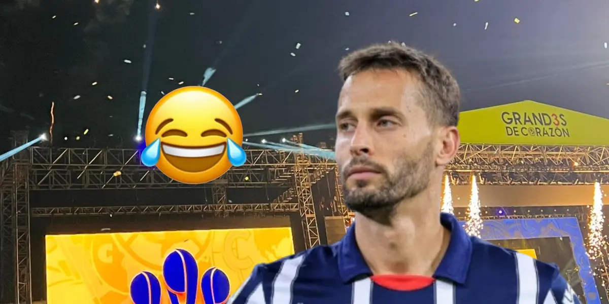 Sergio Canales y emoji riendo/Foto Pablo Agreda.