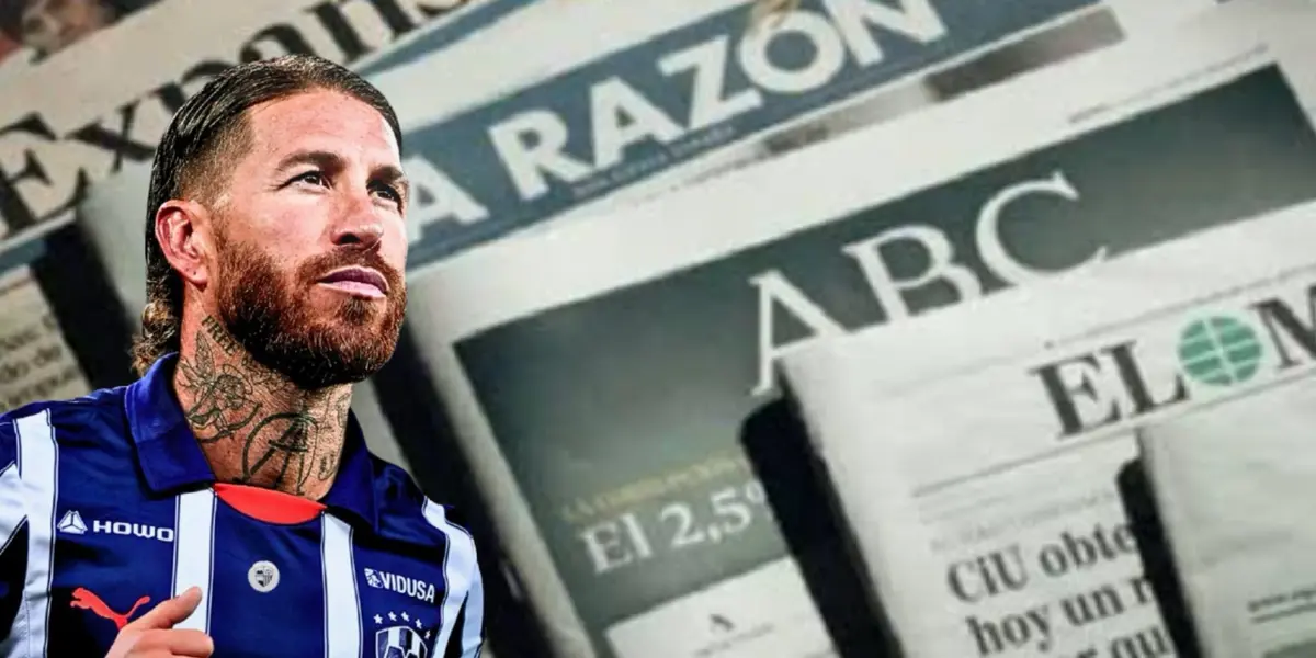 Sergio Ramos junto a diarios españoles / FOTO X