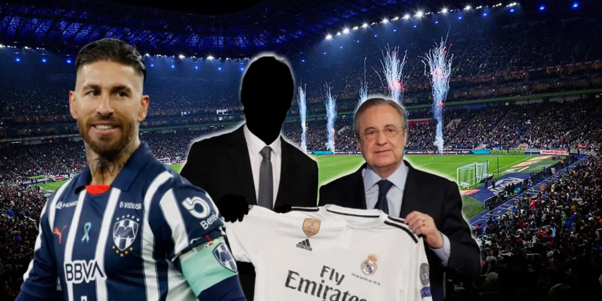Sergio Ramos junto a entrenador incógnito del Real Madrid y Florentino Pérez / FOTO EL CONFIENCIAL