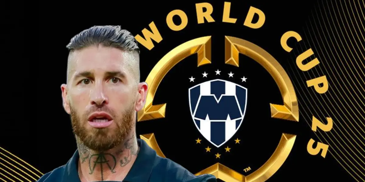 Sergio Ramos y emoji detrás de el/Foto Rayados.