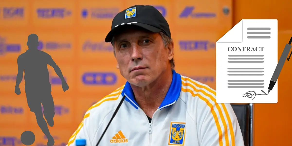 Siboldi en conferencia de prensa con los Tigres. Foto: En Juego Deportes