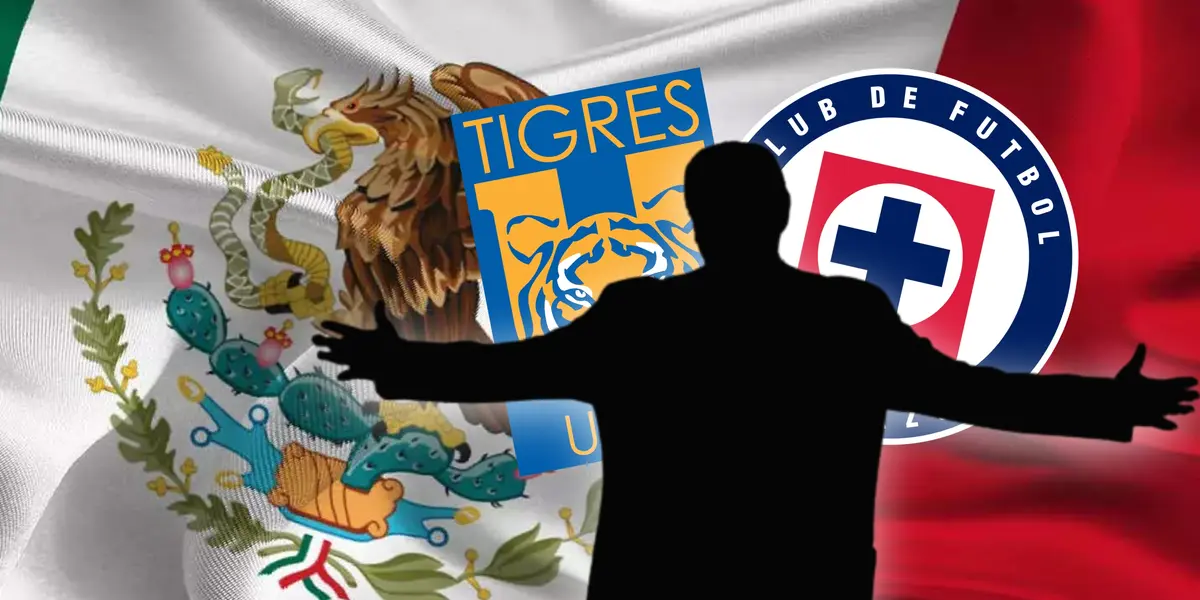 Silueta de entrenador y bandera de México/Foto Tec de Monterrey.