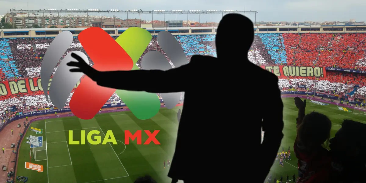 Silueta de Francisco Vílchez y Estadio Vicente Calderón/ Foto Libertad Digital.