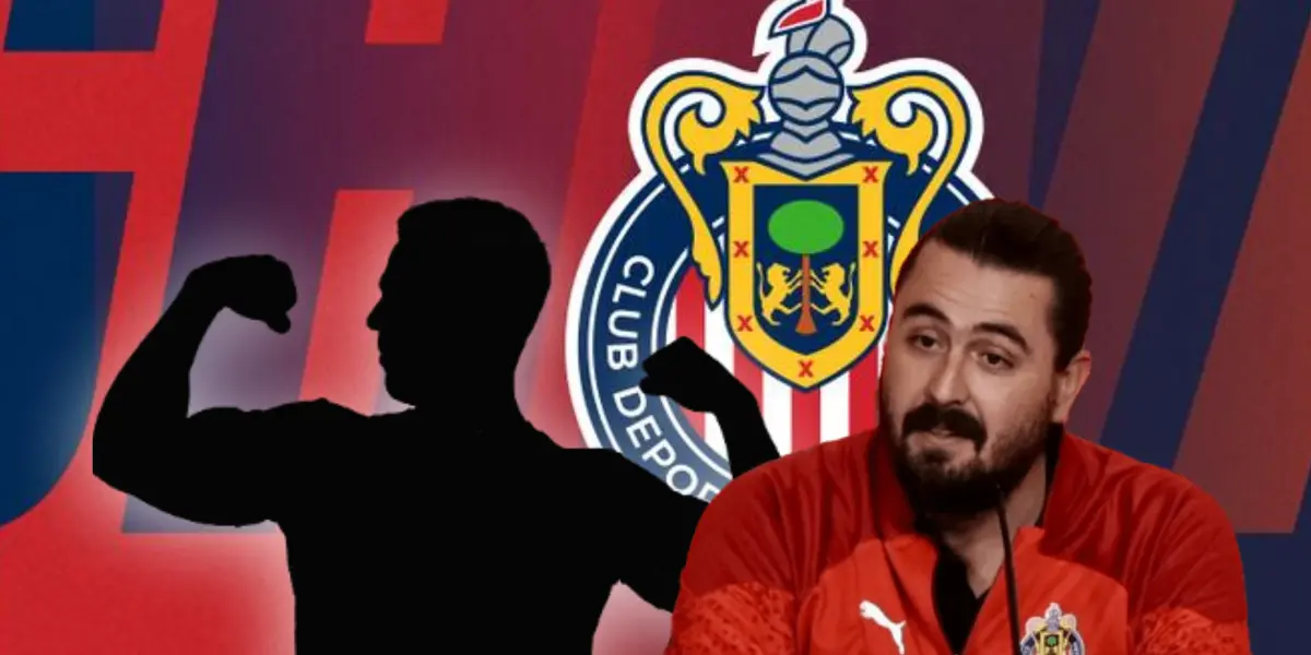 Silueta de futbolista mostrando músculos y Amaury Vergara/Foto NBC.