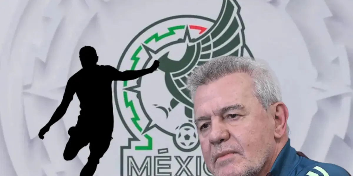 Silueta de futbolista pateando y Javier Aguirre/Foto Youtube.