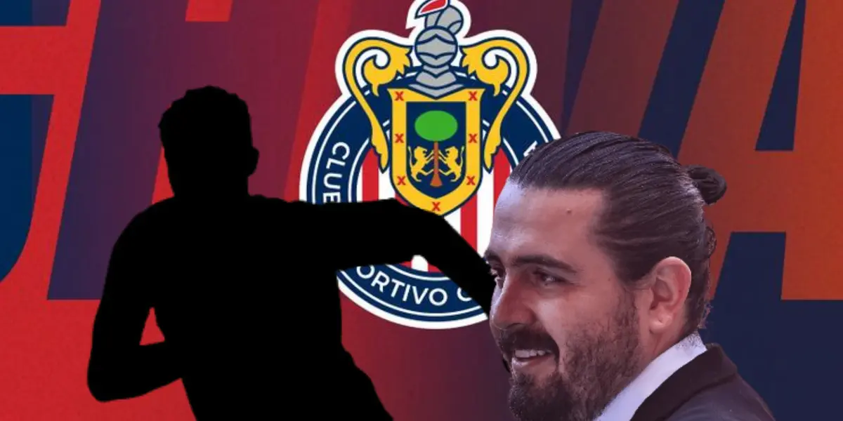 Silueta de futbolista y Amaury Vergara sonriente/Foto NBC.