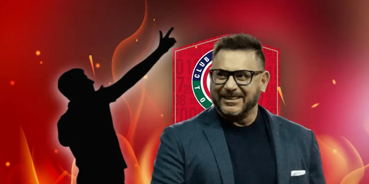 Silueta de futbolista y Antonio Mohamed/Foto Toluca.