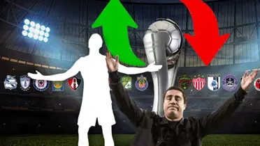 Silueta de futbolista y Efraín Juárez con brazos abiertos/Foto Infobae.