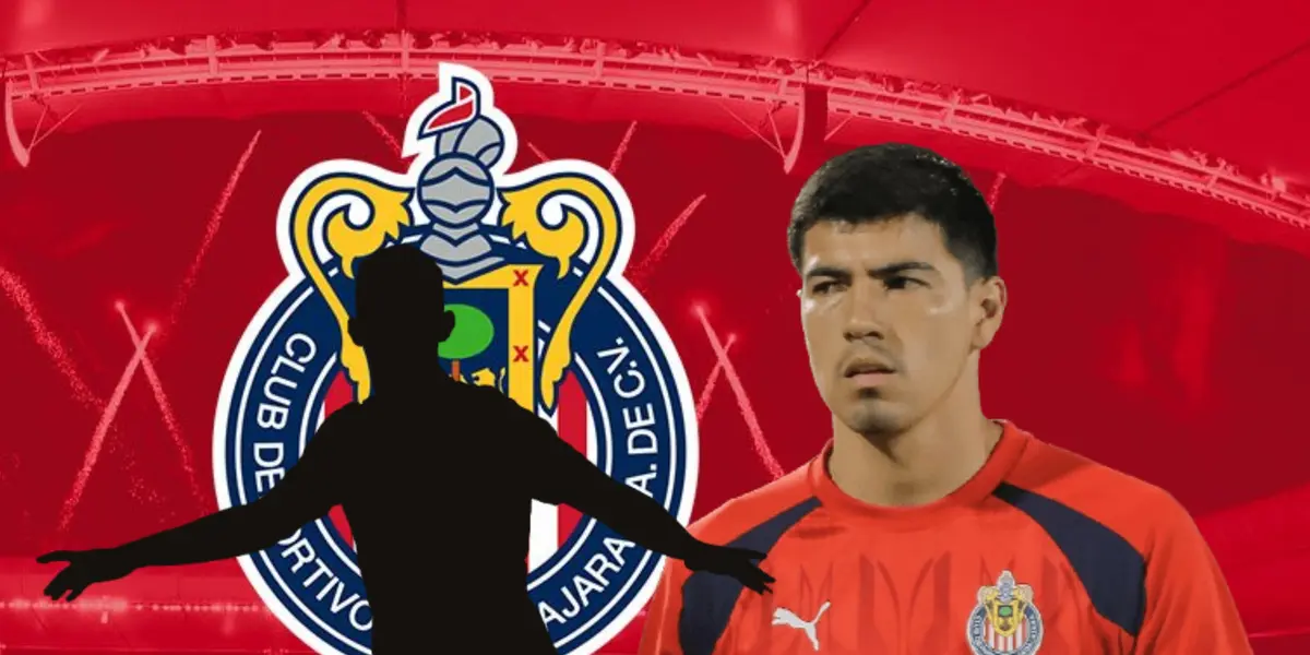 Silueta de jugador celebrando y Erick Gutiérrez observando/Foto Rayados.