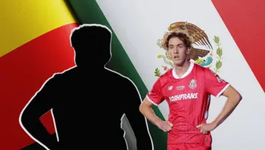 Silueta de jugador y Marcel Ruiz a su lado/Foto Este País.