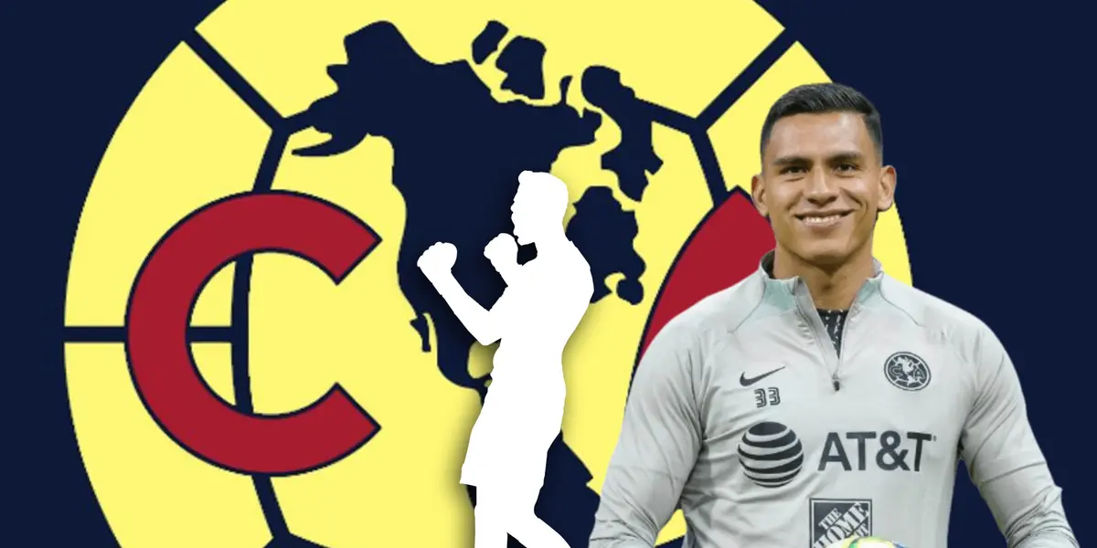 Silueta de portero y Luis Malagón/Foto Pinterest.