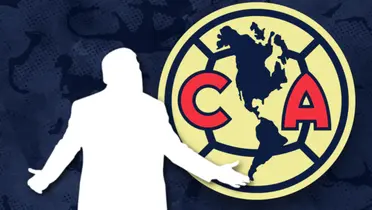 Sombra de entrenador y escudo de las Águilas/ Foto Club América.