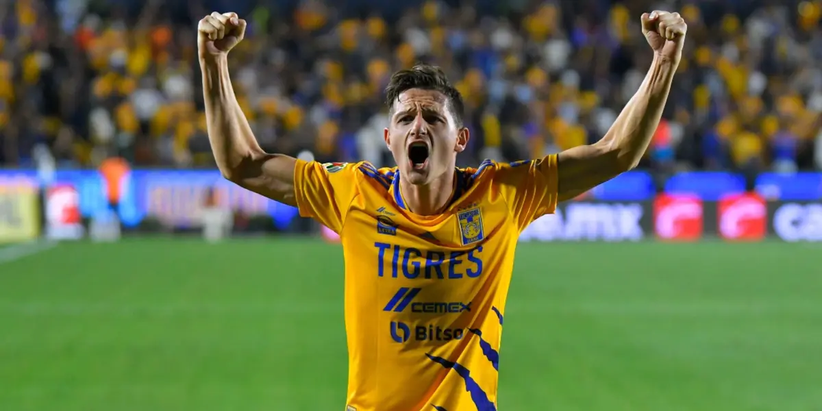 Thauvin en partido con Tigres. Foto: Milenio