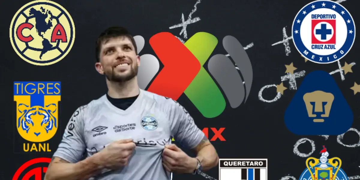 Tiago Volpi junto a clubes de la Liga MX / FOTO ONEFOOTBALL