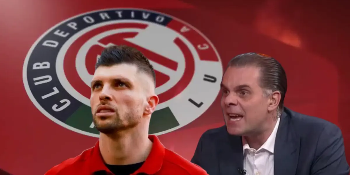 Tiago Volpi y Christian Martinoli molesto/ Foto Toluca.