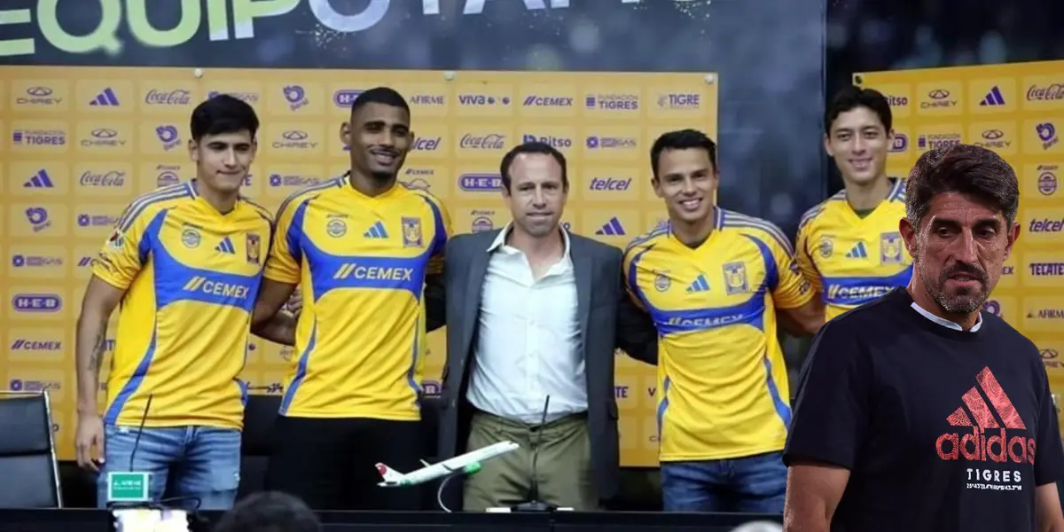 Tigres y sus refuerzos. Foto: El Norte