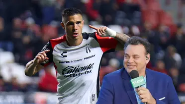 Uros Durdevic y David Faitelson/Foto Liga MX.