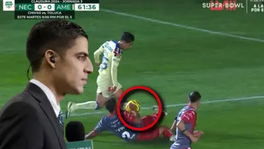 Vaca explotó por la jugada.