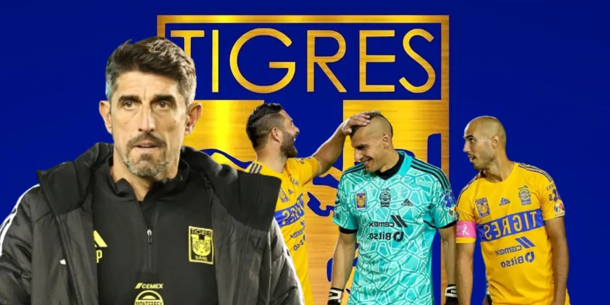 Veljko Paunovic junto a André Pierre Gignac, Nahuel Guzmán y Guido Pizarro / FOTO GETTY IMAGES