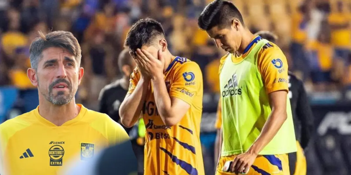 Veljko Paunovic junto a jugadores de Tigres / FOTO X