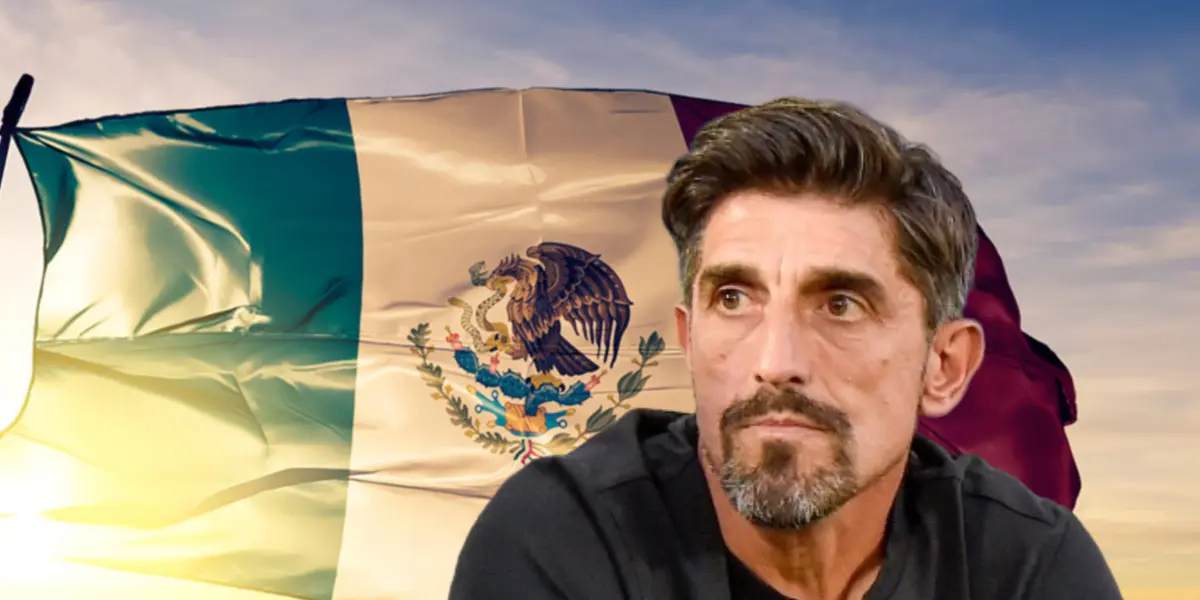 Veljko Paunovic y bandera del país/Foto México Desconocido.