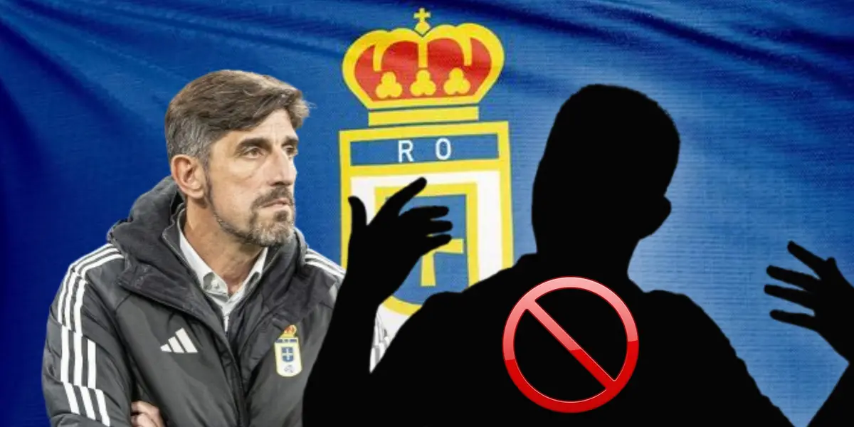 Veljko Paunovic y Erik Lira en forma de sombra/Foto La Nueva España.